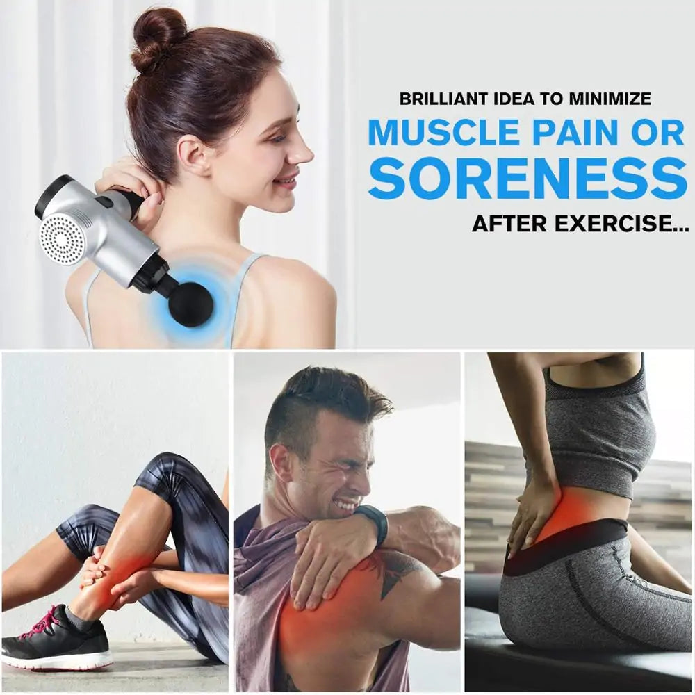 Deep Tissue Muscle Massager – Rechargeable Handheld Relief