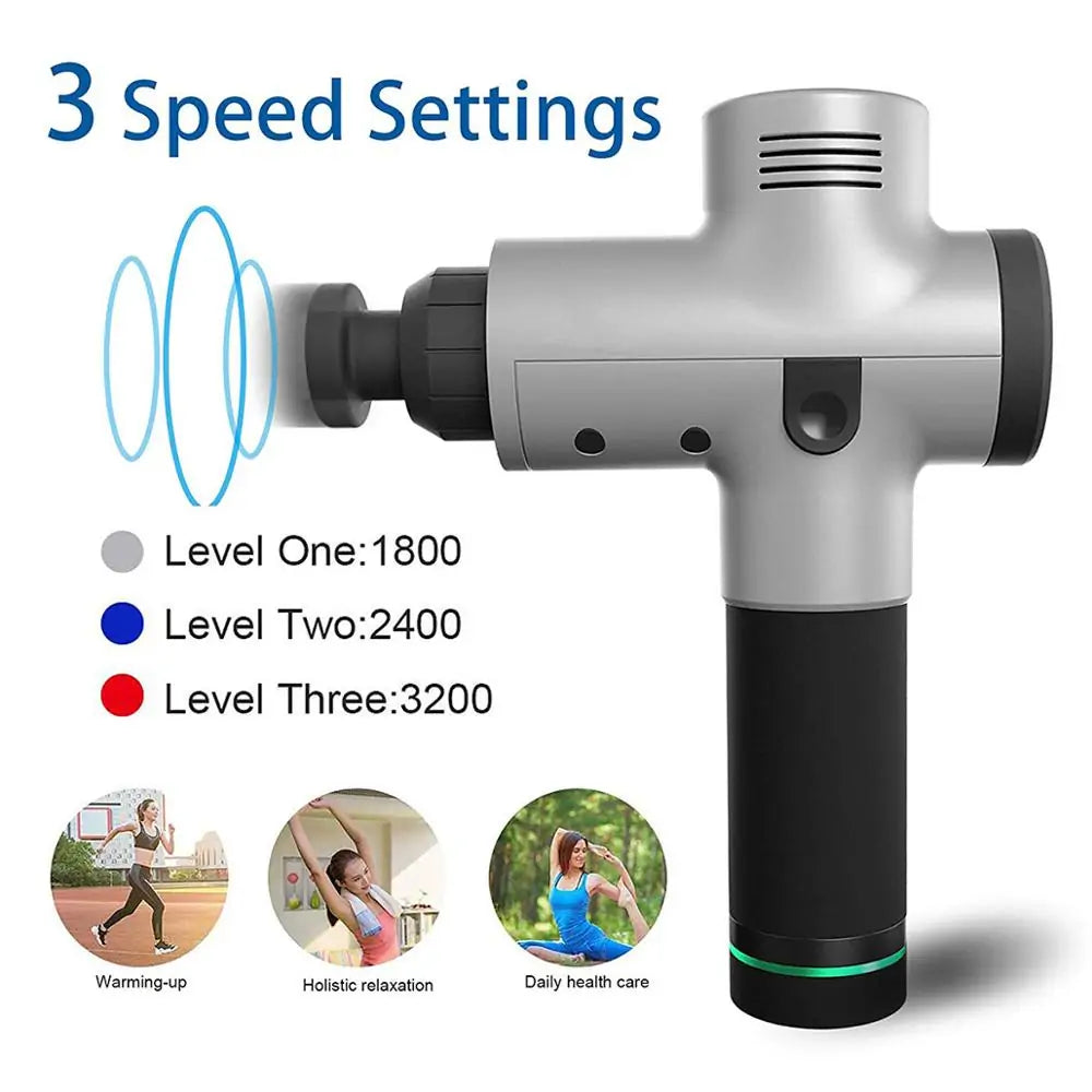 Deep Tissue Muscle Massager – Rechargeable Handheld Relief